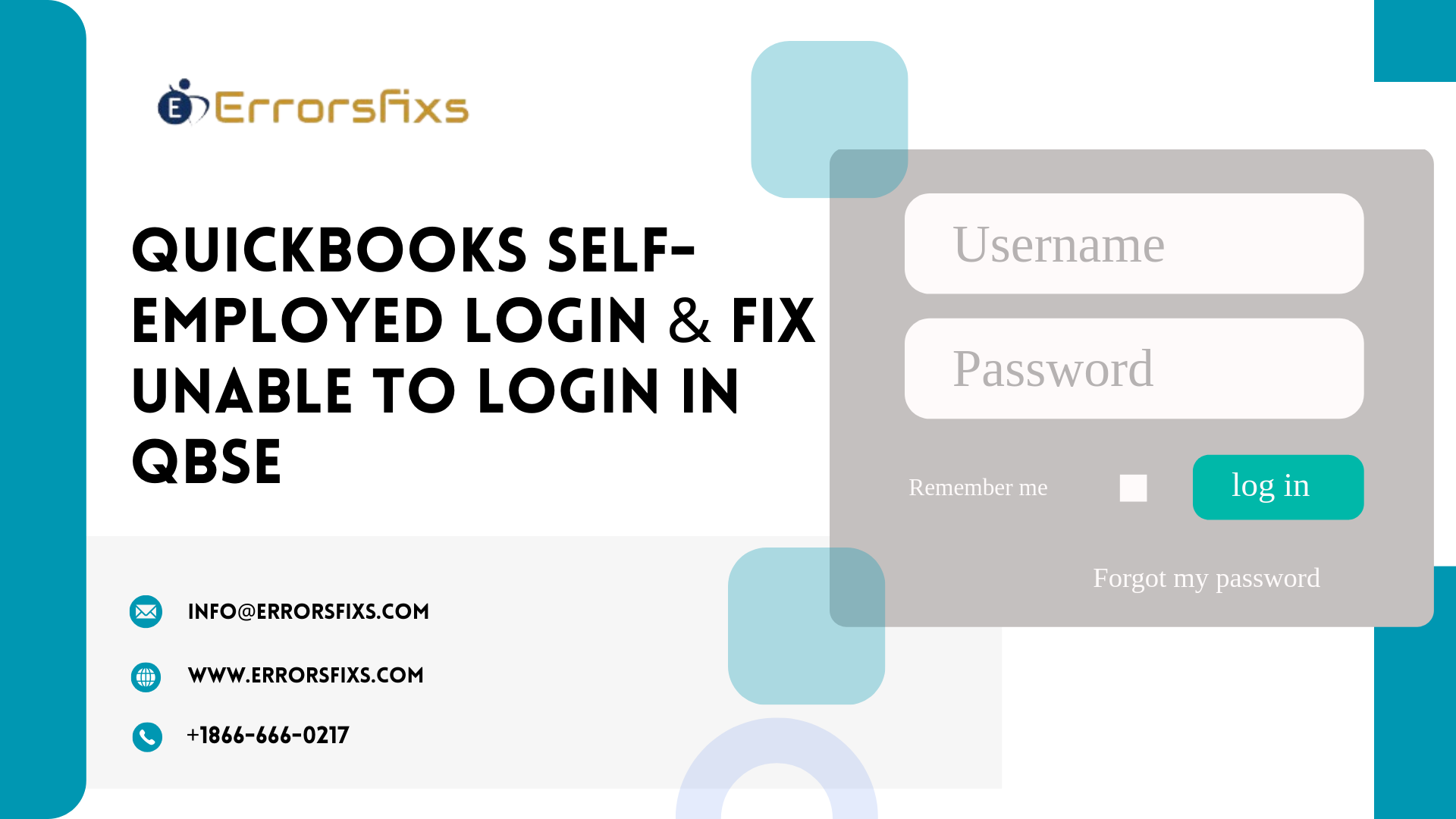 Quickbooks Self-Employed Login & Fix Unable To Login In Qbse
